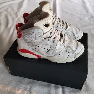 Jordan 6 Red Oreo Kids Size 10c